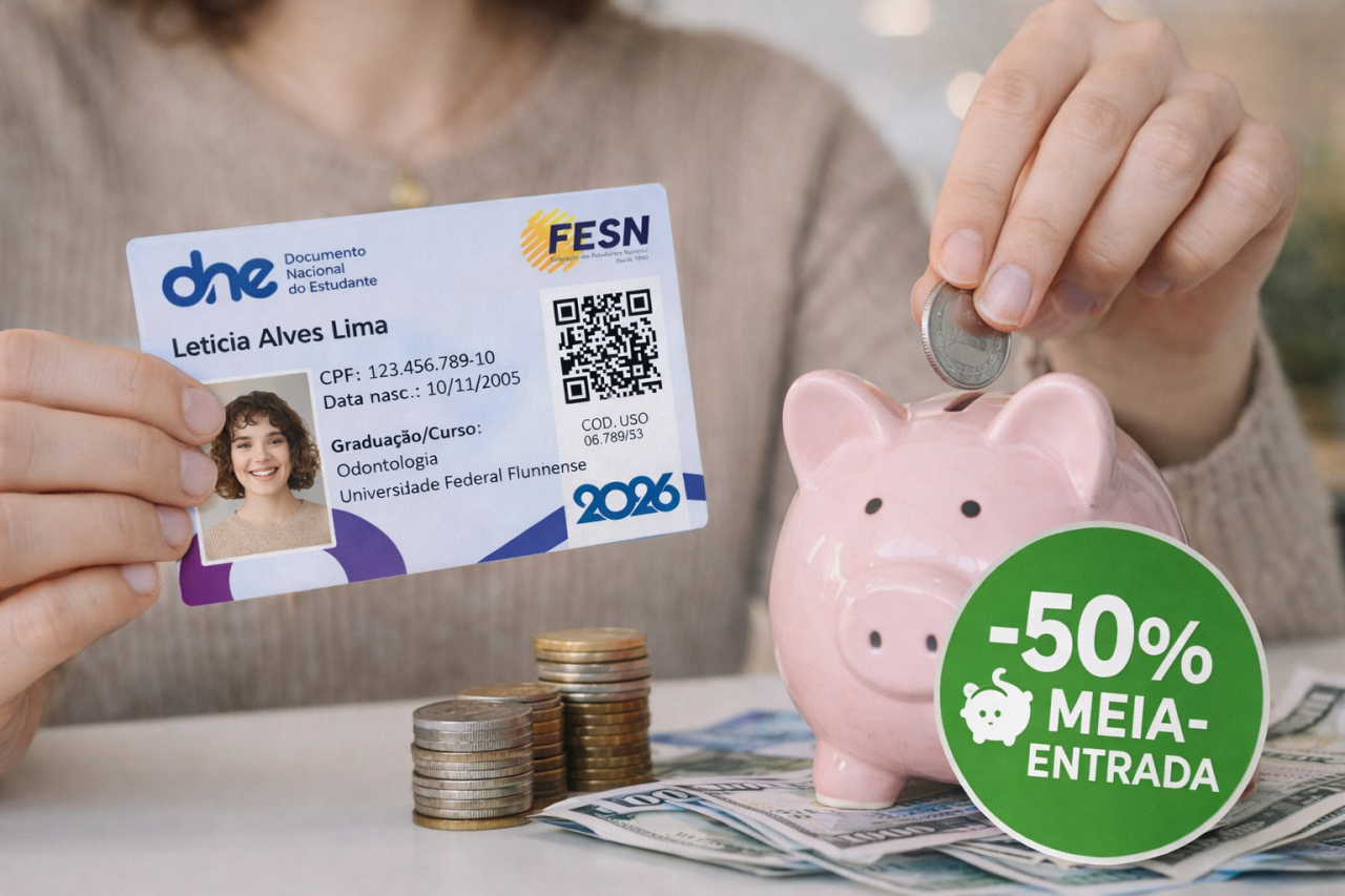 Carteirinha de Estudante 2026: emita ou renove agora e aproveite a meia-entrada até 31/03/2027 Carteirinha de Estudante 2026: emita ou renove agora e aproveite a meia-entrada até 31/03/2027